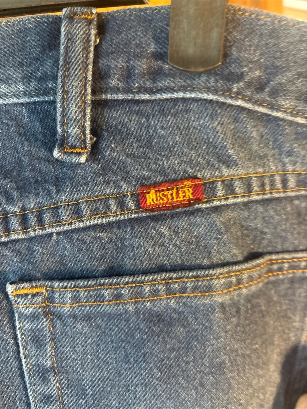 Rustler Classic Men's Blue Denim Jeans 38x34